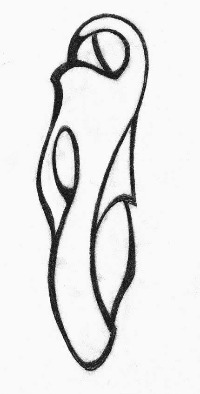 Abstract form concept sketch