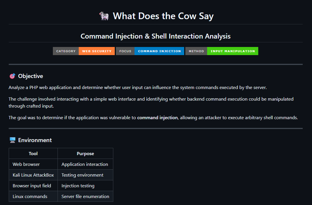 What Does the Cow Say project screenshot